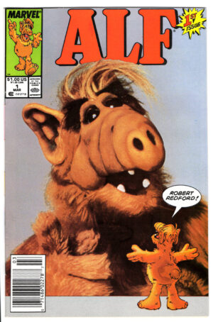 alf #1 (1988) marvel/star comics 1st issue newsstand edition raw vf