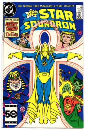 all star squadron #47 (1985) early todd mcfarlane art raw nm